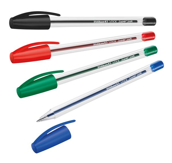 Produktbild: Pelikan Kugelschreiber Stick super soft, 4er Set