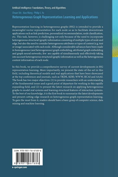 Produktbild: Heterogeneous Graph Representation Learning and Applications
