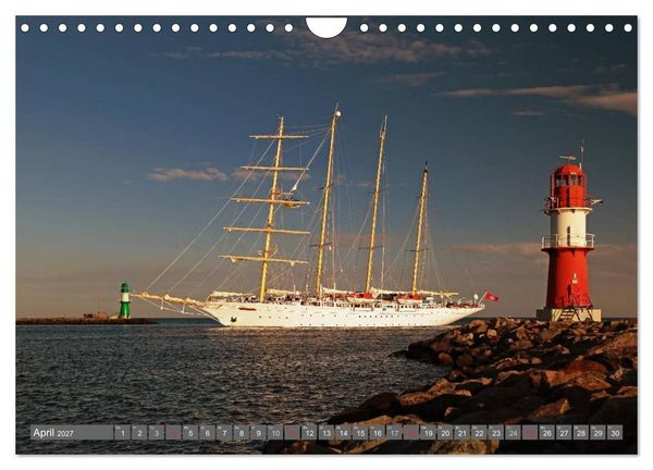 Produktbild: Kreuzfahrt Warnem&uuml;nde (Wandkalender 2027 DIN A4 quer), CALVENDO Monatskalender