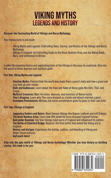 Produktbild: Viking Myths, Legends and History