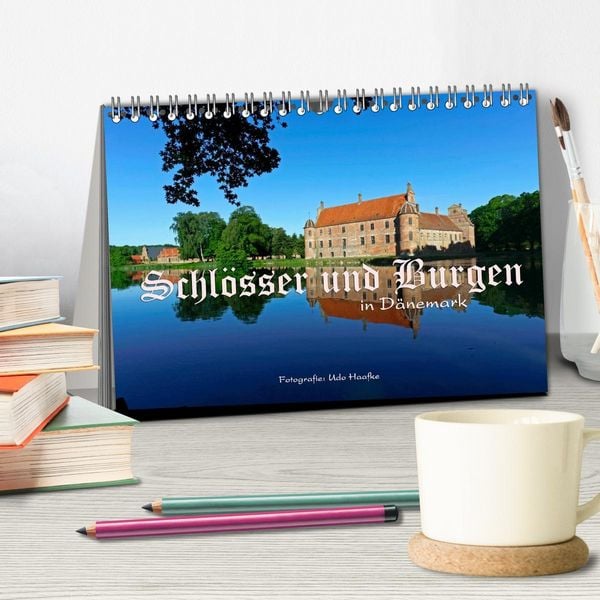 Produktbild: Schl&ouml;sser und Burgen in D&auml;nemark 2026 (Tischkalender 2026 DIN A5 quer), CALVENDO Monatskalender