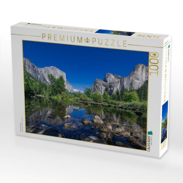 Produktbild: CALVENDO Puzzle Yosemite Valley | 1000 Teile Lege-Gr&ouml;&szlig;e 64x48cm Foto-Puzzle f&uuml;r gl&uuml;ckliche Stunden