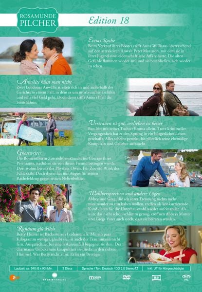 Produktbild: Rosamunde Pilcher Edition 18 [3 DVDs]