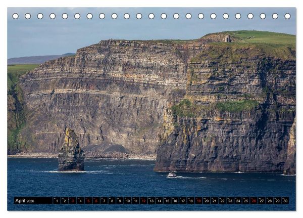 Produktbild: Irland Impressionen S&uuml;dwesten und Westen (Tischkalender 2026 DIN A5 quer), CALVENDO Monatskalender