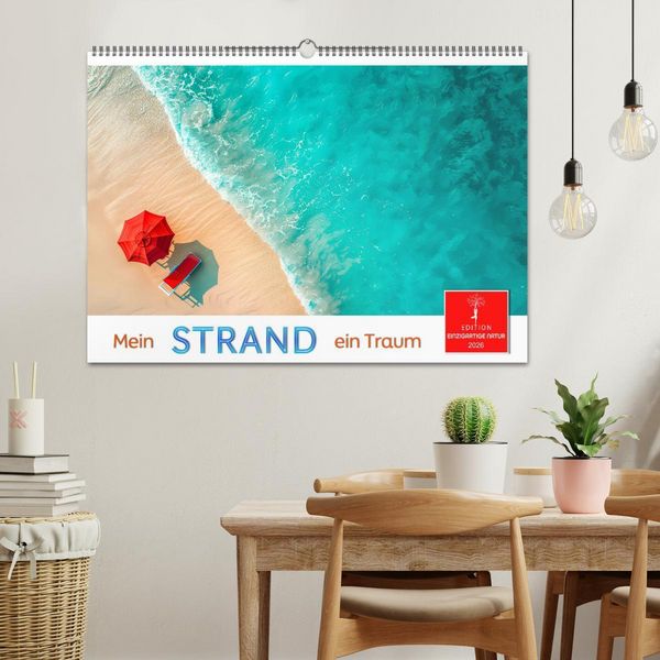 Produktbild: Mein Strand - ein Traum (Wandkalender 2026 DIN A2 quer), CALVENDO Monatskalender