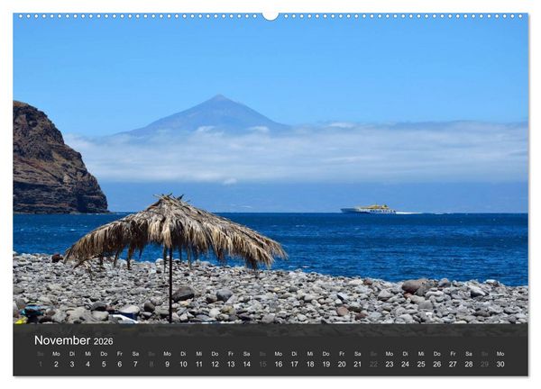 Produktbild: me gusta La Gomera (hochwertiger Premium Wandkalender 2026 DIN A2 quer), Kunstdruck in Hochglanz