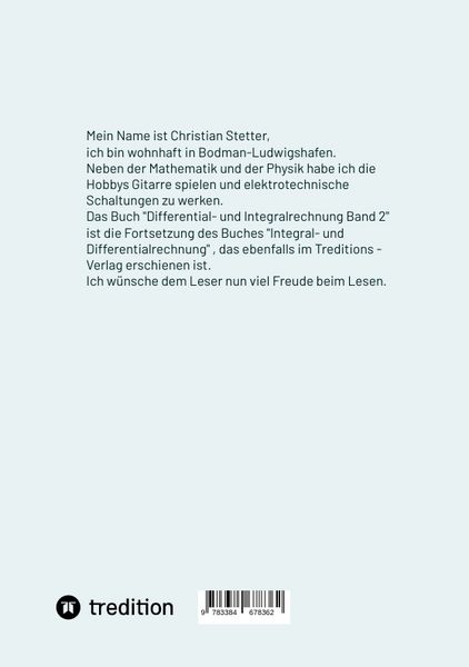 Produktbild: Differential- und Integralrechnung Band 2