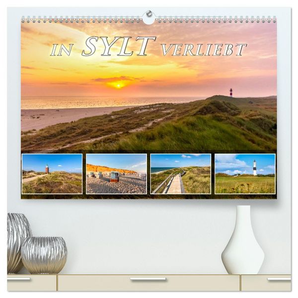 Produktbild: IN SYLT VERLIEBT (hochwertiger Premium Wandkalender 2026 DIN A2 quer), Kunstdruck in Hochglanz