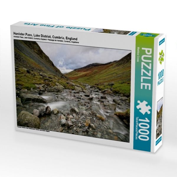 CALVENDO Puzzle Honister Pass, Lake District, Cumbria, England | 1000 Teile Lege-Größe 64x48cm Foto-Puzzle für glückliche Stunden