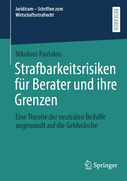 Produktbild: Strafbarkeitsrisiken f&uuml;r Berater und ihre Grenzen