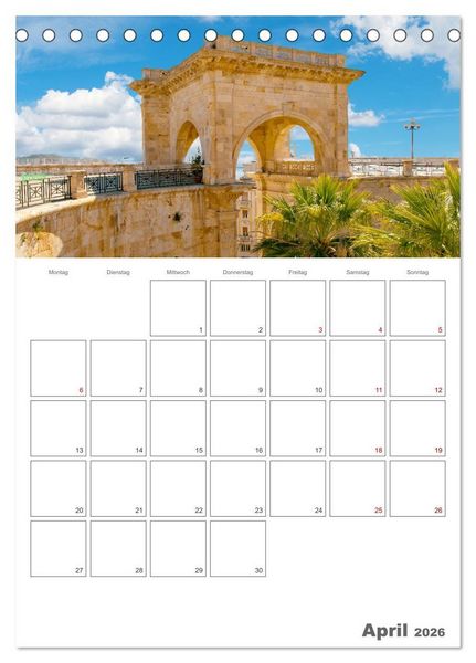 Produktbild: Cagliari - Urlaubsplaner (Tischkalender 2026 DIN A5 hoch), CALVENDO Monatskalender