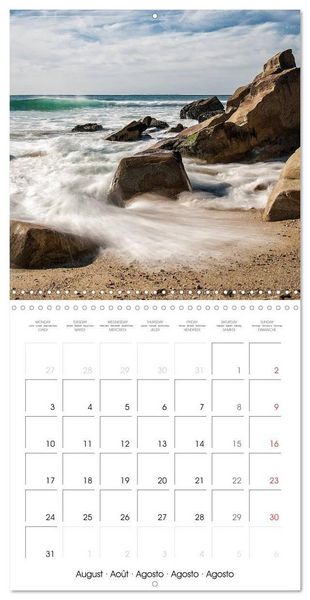 Produktbild: Bretagne Paysages c&ocirc;tiers (Calendrier mural carr&eacute; 2026 30x30 cm) Calendrier double avec une page pour vos prises de notes