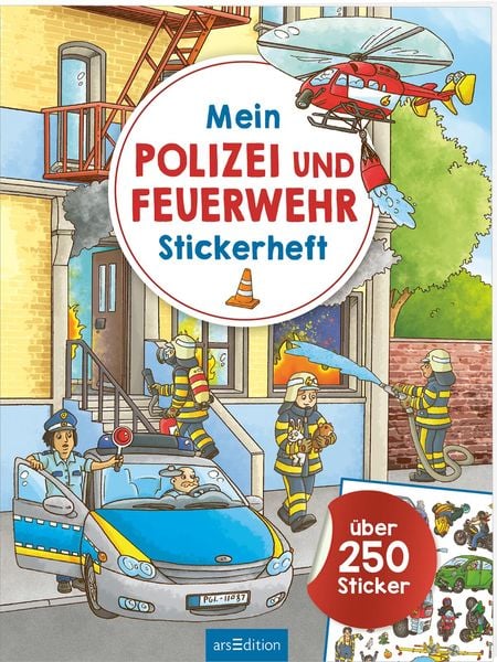 Produktbild: Mein Polizei- und Feuerwehr-Stickerheft