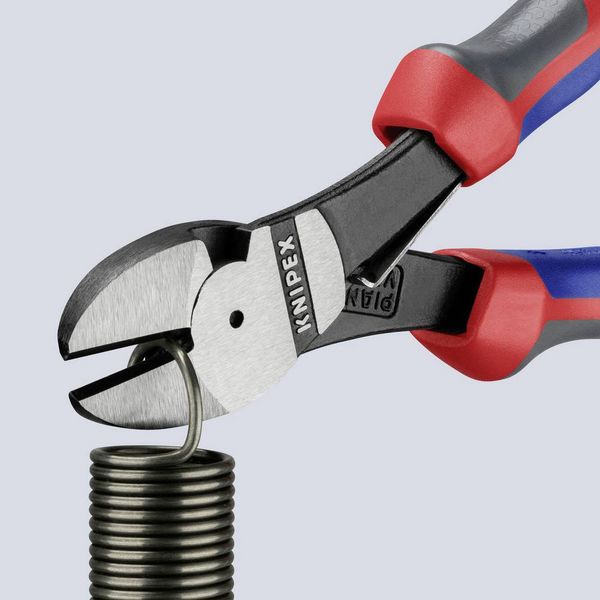 Produktbild: Knipex 74 12 180 Werkstatt Kraft-Seitenschneider mit Facette 180mm