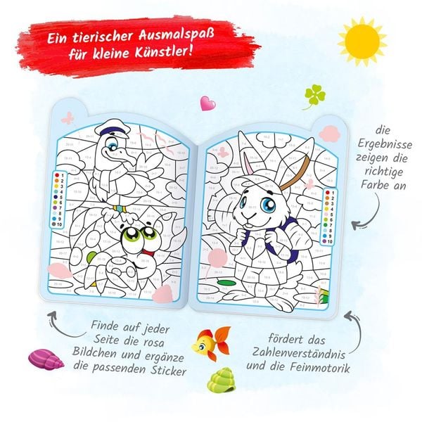 Produktbild: Tr&ouml;tsch Malen nach Zahlen 4. Level Malbuch