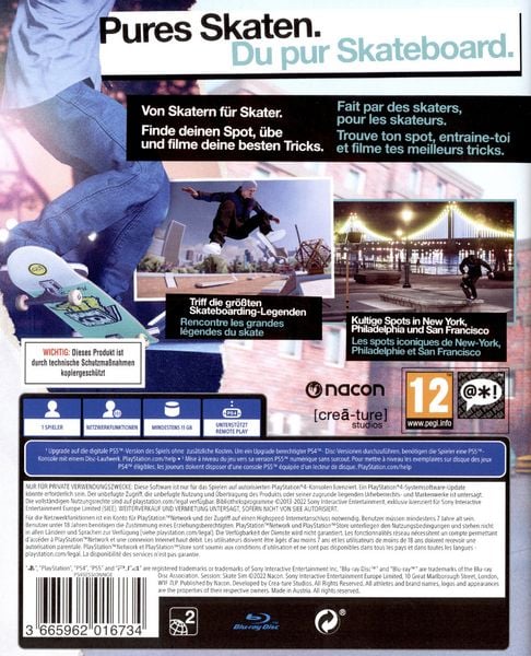 Produktbild: Session: Skate Sim [PS4] USK/PEGI