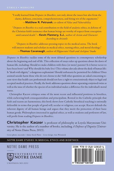 Produktbild: Disputes in Bioethics