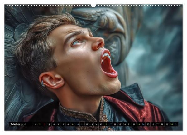 Produktbild: Vampire - Blutdurstige Nachtgestalten (hochwertiger Premium Wandkalender 2027 DIN A2 quer), Kunstdruck in Hochglanz