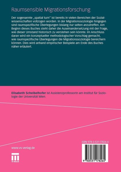 Produktbild: Raumsensible Migrationsforschung