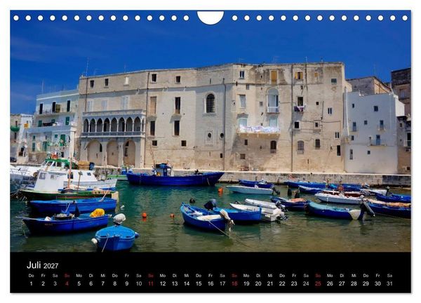 Produktbild: Apulien (Wandkalender 2027 DIN A4 quer), CALVENDO Monatskalender