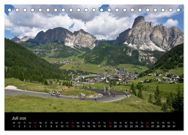 Produktbild: Die Dolomiten &ndash; Wanderparadies in S&uuml;dtirol (Tischkalender 2026 DIN A5 quer), CALVENDO Monatskalender