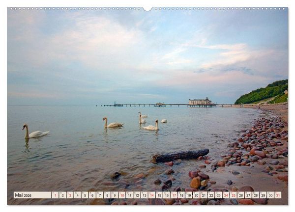 Produktbild: Urlaubsparadies R&uuml;gen (hochwertiger Premium Wandkalender 2026 DIN A2 quer), Kunstdruck in Hochglanz
