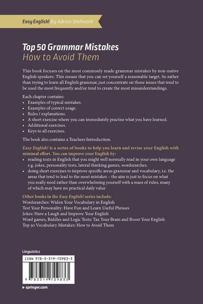 Produktbild: Top 50 Grammar Mistakes