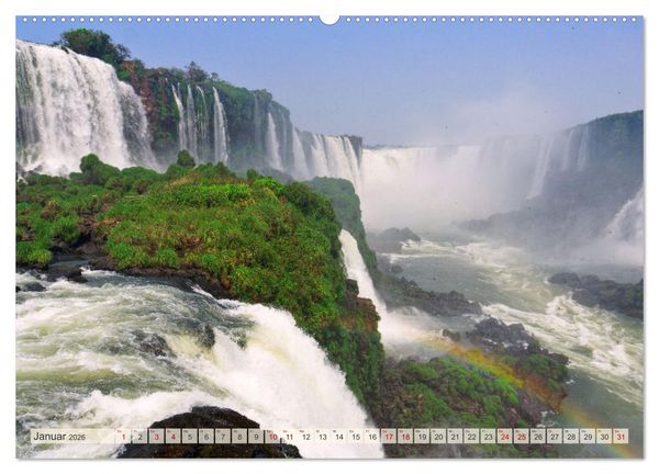 Produktbild: Brasilien - Zwischen Iguazu und Rio (Wandkalender 2026 DIN A2 quer), CALVENDO Monatskalender