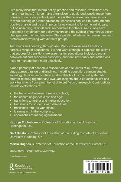 Produktbild: Transitions and Learning through the Lifecourse