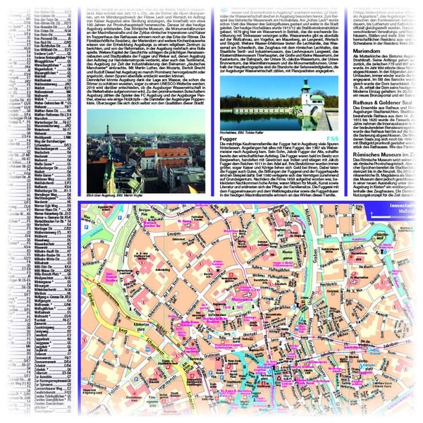 Produktbild: Publicpress Stadtplan Augsburg 1:14.000