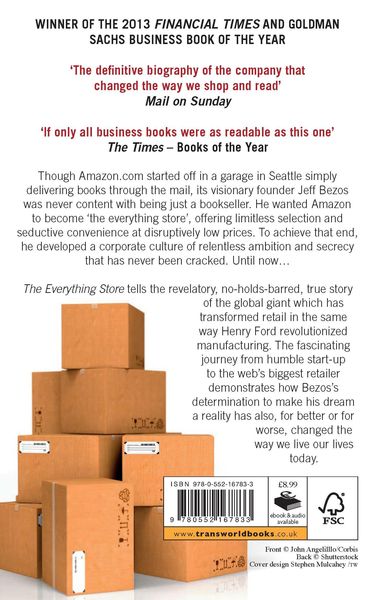 Produktbild: The Everything Store: Jeff Bezos and the Age of Amazon