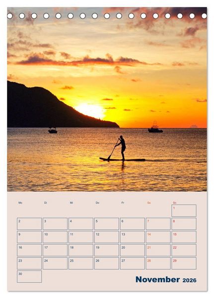 Produktbild: Mahe - Inselparadies der Seychellen (Tischkalender 2026 DIN A5 hoch), CALVENDO Monatskalender