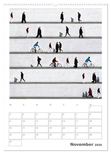 Produktbild: Wall People - Bilderserie von Eka Sharashidze (Wandkalender 2026 DIN A2 hoch), CALVENDO Monatskalender