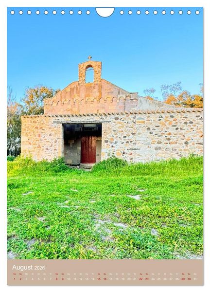 Produktbild: Magisches Cagliari und Campidano (Wandkalender 2026 DIN A4 hoch), CALVENDO Monatskalender