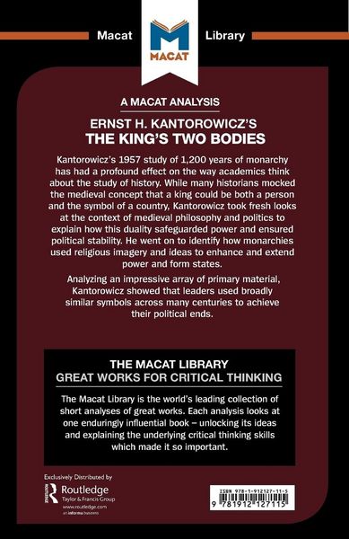 Produktbild: An Analysis of Ernst H. Kantorwicz's The King's Two Bodies