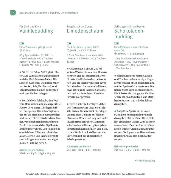 Produktbild: K&ouml;stlich essen Fructoseintoleranz