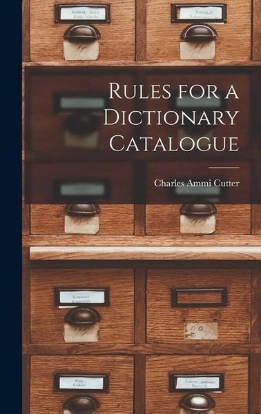 Produktbild: Rules for a Dictionary Catalogue