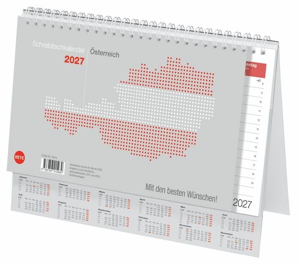Produktbild: Schreibtischkalender &Ouml;sterreich gro&szlig; 2027
