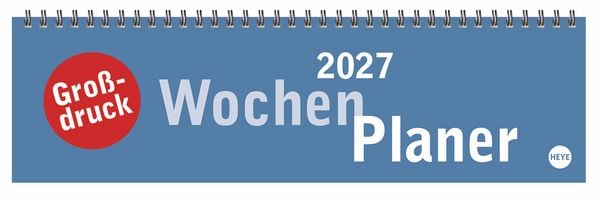 Produktbild: Gro&szlig;druck Wochenquerplaner 2027