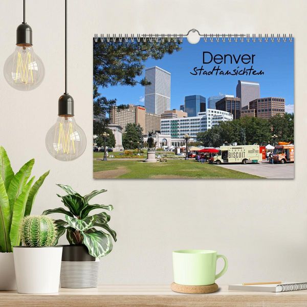 Produktbild: Denver Stadtansichten (Wandkalender 2026 DIN A4 quer), CALVENDO Monatskalender