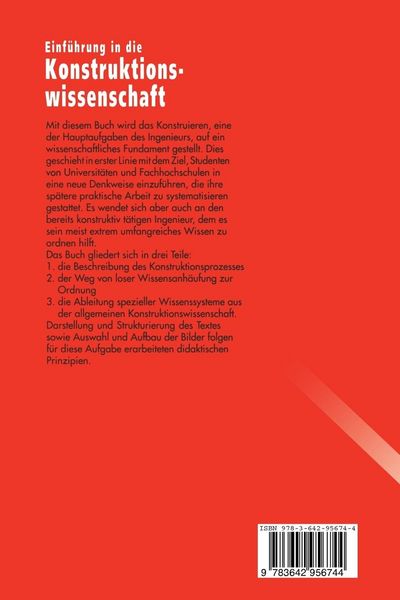 Produktbild: Einf&uuml;hrung in die Konstruktionswissenschaft