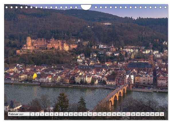 Produktbild: Heidelberg - Die romantische Stadt am Fluss (Wandkalender 2027 DIN A4 quer), CALVENDO Monatskalender