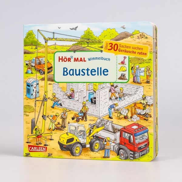 Produktbild: H&ouml;r mal (Soundbuch): Wimmelbuch: Baustelle