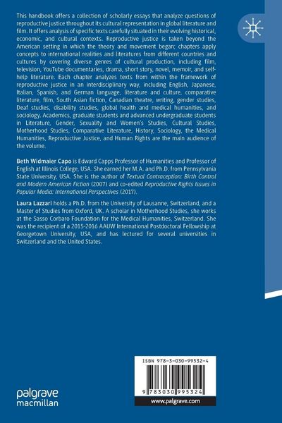 Produktbild: The Palgrave Handbook of Reproductive Justice and Literature