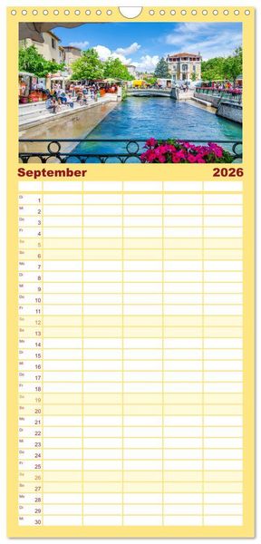 Produktbild: Familienplaner 2026 - Provence. Licht und Lebensfreude mit 5 Spalten (Wandkalender, 21 x 45 cm) CALVENDO
