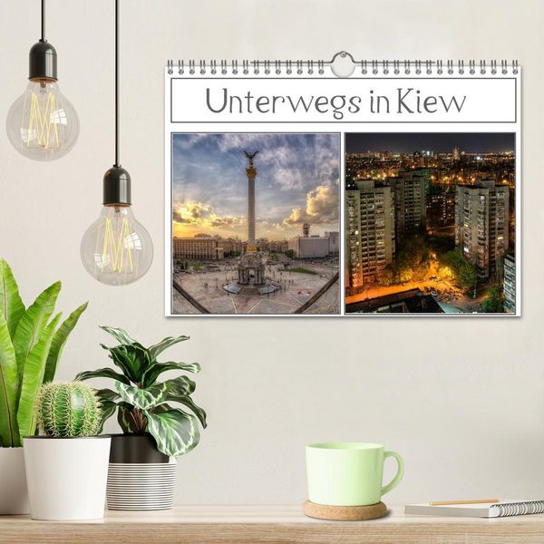 Produktbild: Unterwegs in Kiew (Wandkalender 2026 DIN A4 quer), CALVENDO Monatskalender