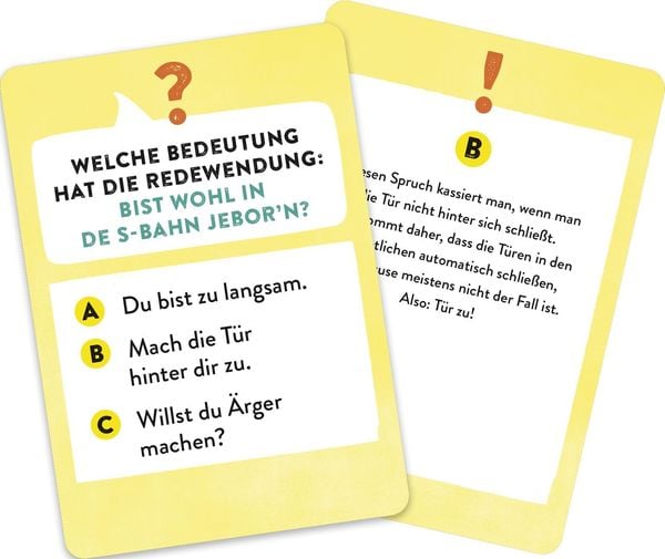 Produktbild: Da kiekste, wa?! Das Berliner Dialekt-Quiz