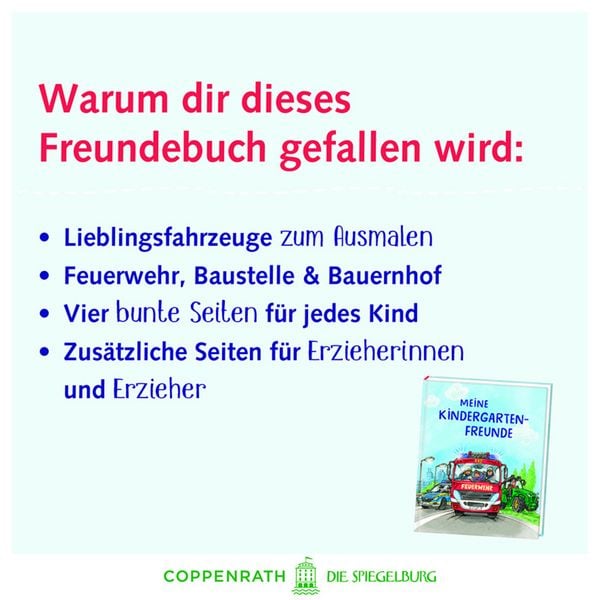 Produktbild: Freundebuch &ndash; Meine Kindergartenfreunde