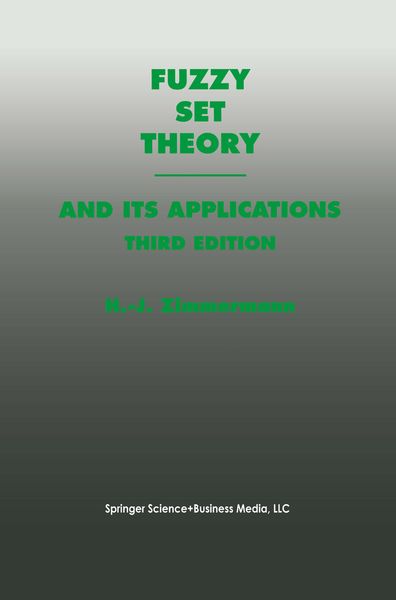Produktbild: Fuzzy Set Theory&mdash;and Its Applications