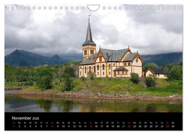 Produktbild: Lofoten (Wandkalender 2026 DIN A4 quer), CALVENDO Monatskalender